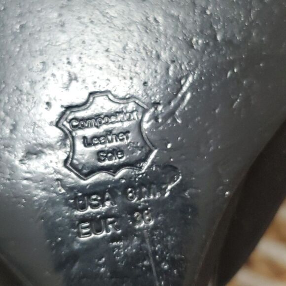 Nina Women’s Black Bow Ericka  wedge 👠 Pump, Size 8 - Picture 10 of 12